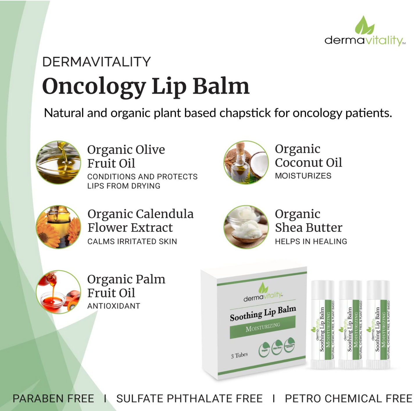 Organic Soothing Lip Balm for Oncology Patients