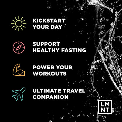 The Recovery Hydration Pack: LMNT Electrolyte Variety Pack (12-Sticks)