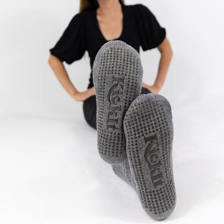 Slipper Socks in Navy Blue