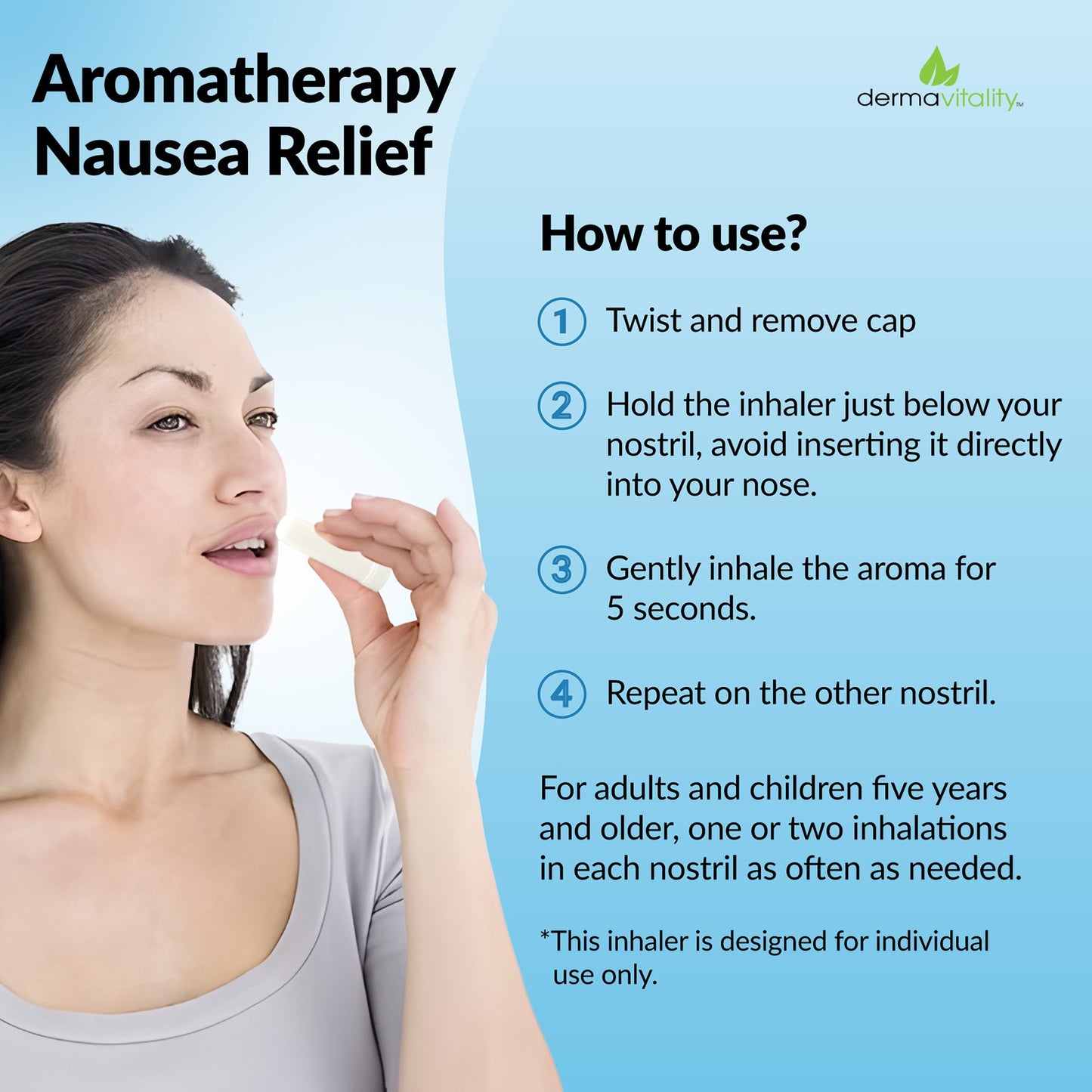 Aromatherapy Inhaler for Chemo Induced Nausea