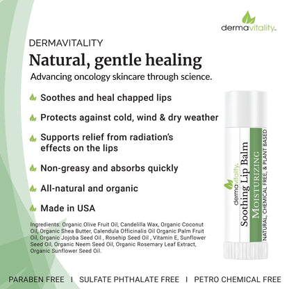 Organic Soothing Lip Balm for Oncology Patients