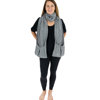 KickIt Infusion and Chemo Scarf with Pockets