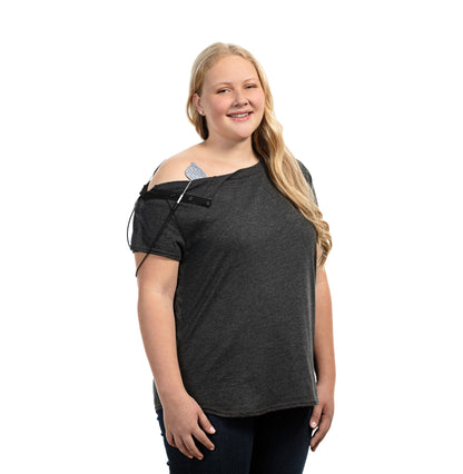 Post-Surgery Shirts for Women - Short Sleeve