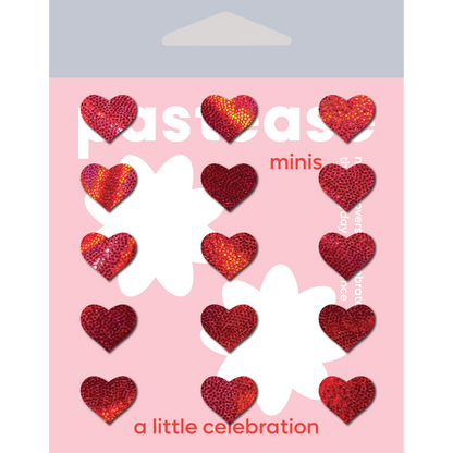 Pastease Confetti: Liquid Red Baby Heart Body Pasties by Pastease®