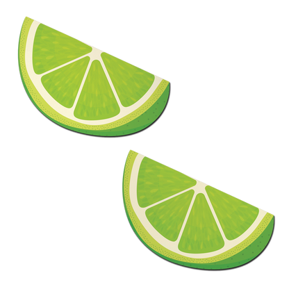 Lime Wedge Pasties in Vibrant Green Hint of Lime Nipple Covers by Pastease